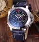 Exact Copy Panerai Rregatta America's Cup Watch SS Black Dial Gray Strap (4)_th.jpg